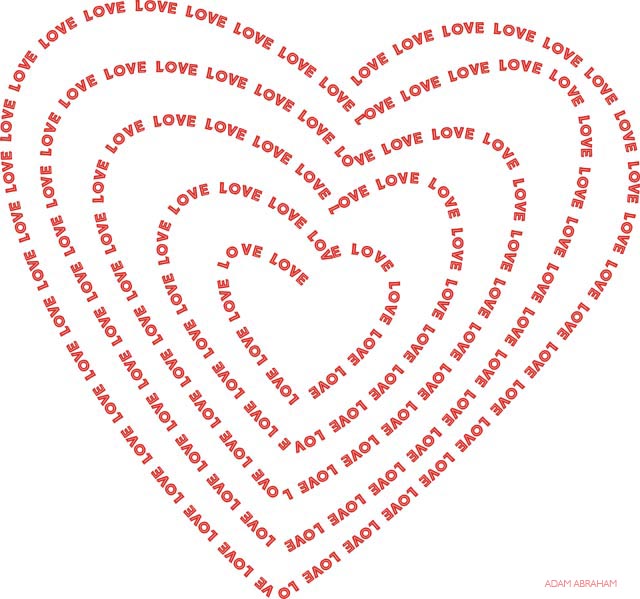 Love as Spiraling Infinite Power