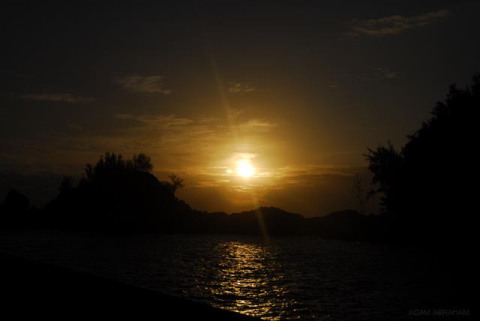 Sunrise at Hana Bay, Maui, Hawaii