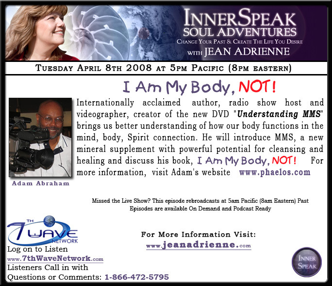 Adam Abraham guest on InnerSpeak radio show.