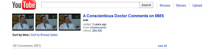 Comment Thread on YouTube