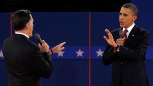 Romney and Obama face off