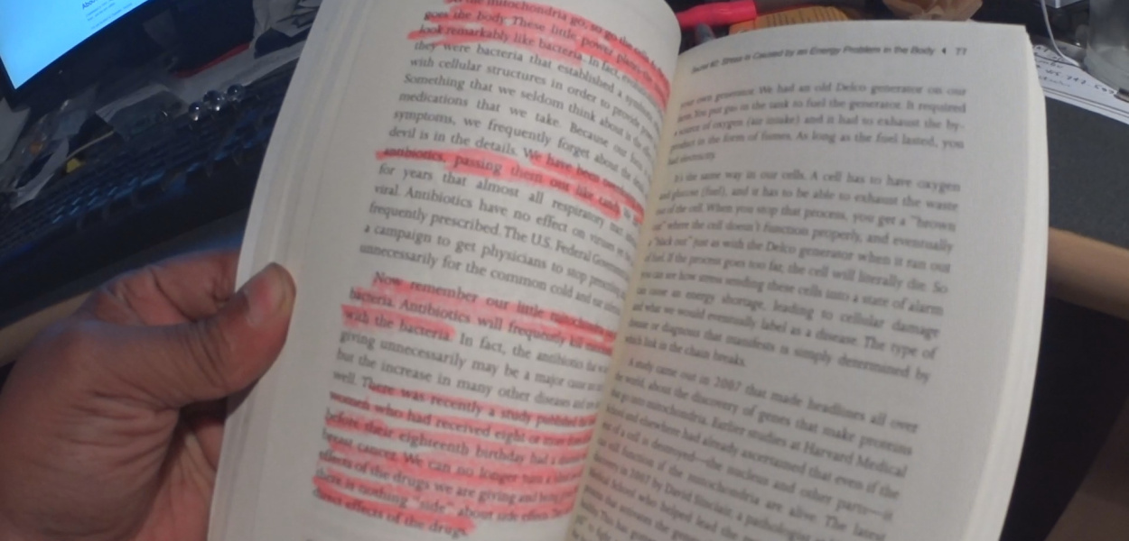 My copy of The Healing Code is well highlighted.