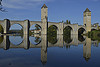 Le Pont Valentré au-dessus du Lot