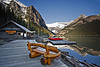 Early morning view - Lake Louise