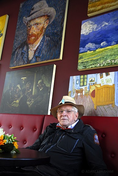 Jim Humble in the Van Gogh Cafe