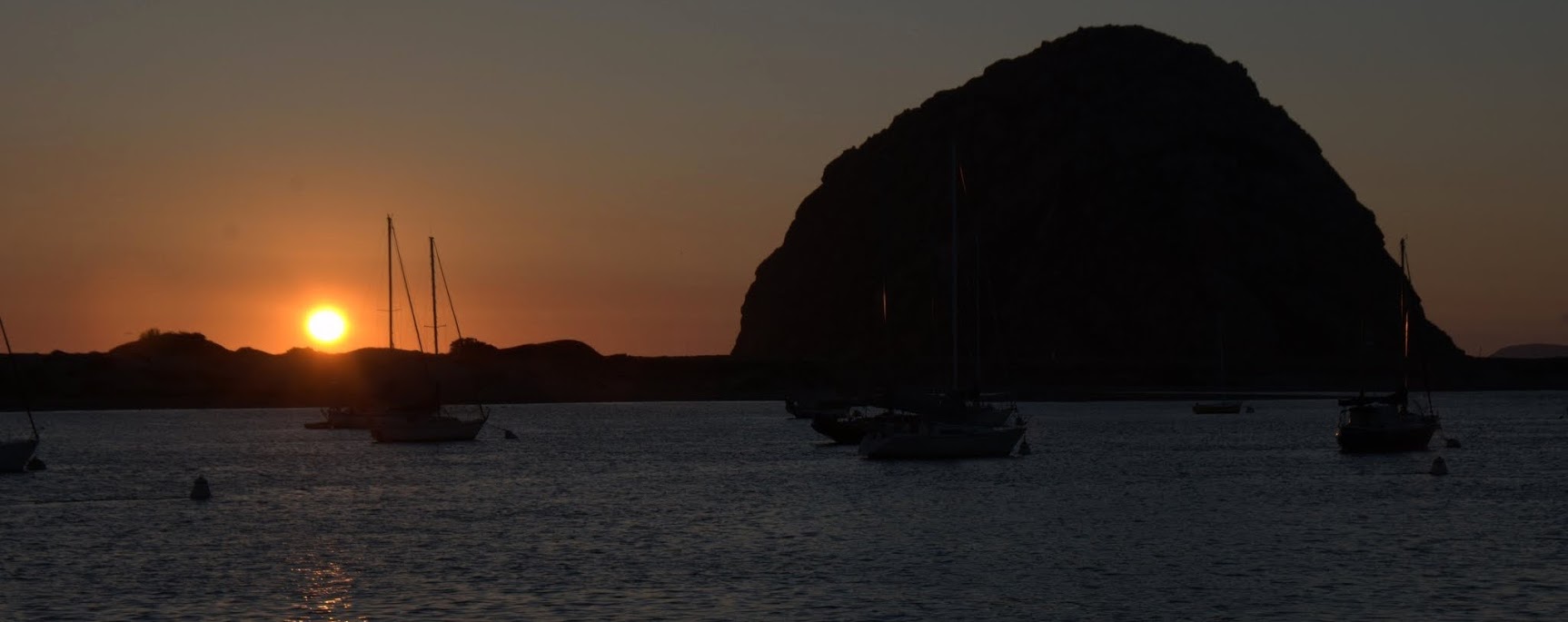 Morro Bay, California sunset.