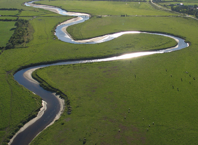 Meandering river